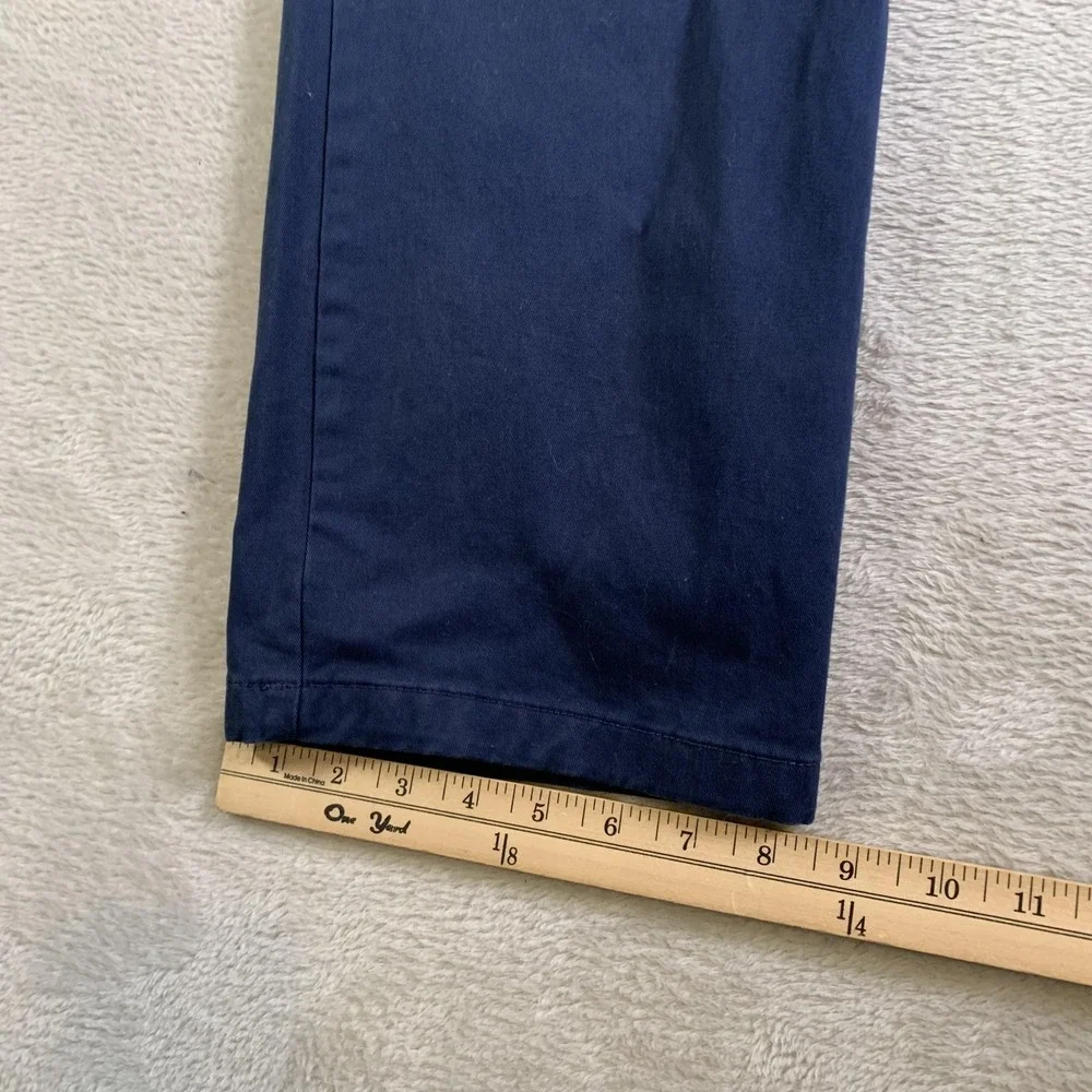 Banana Republic Pants Mens 42x34 Blue‎ Chino Straight Leg Stretch Casual Cotton
